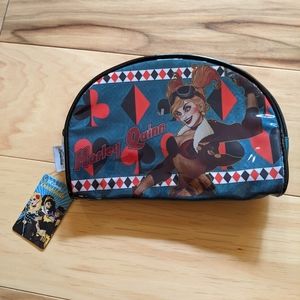 Nwt Harley Quinn cosmetic bag